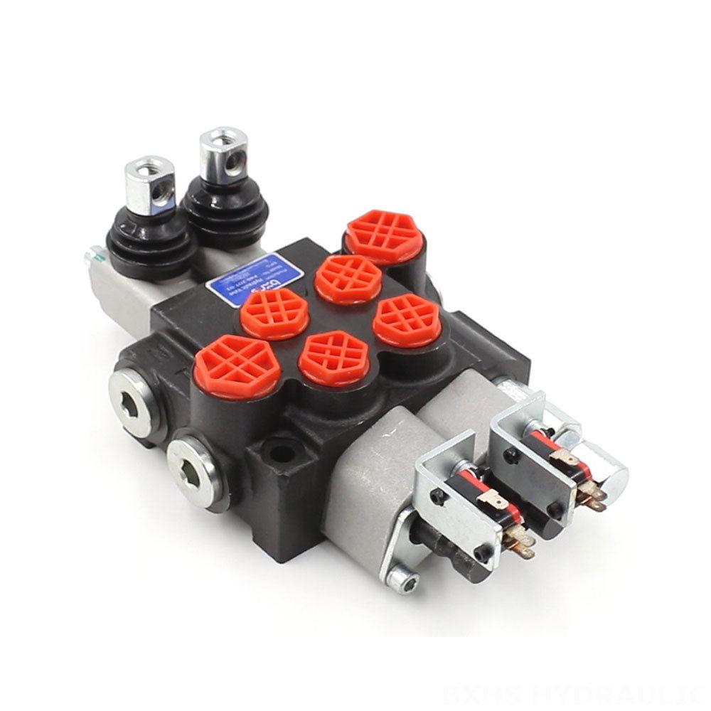 P40 Micro Switch Ruční Šoupátko 2 Monoblockový směrový ventil image